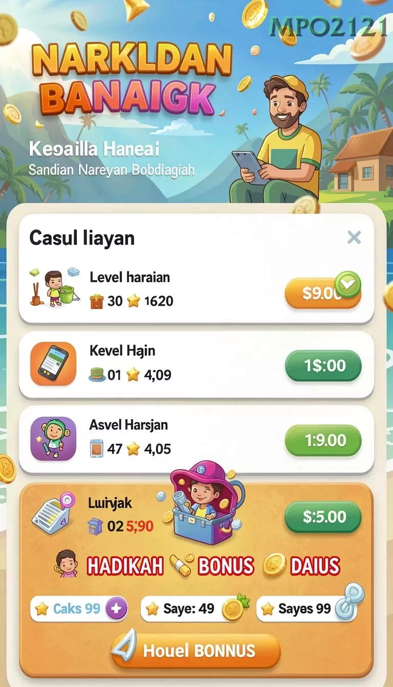 Cuplikan layar SLOST8808 — halaman utama