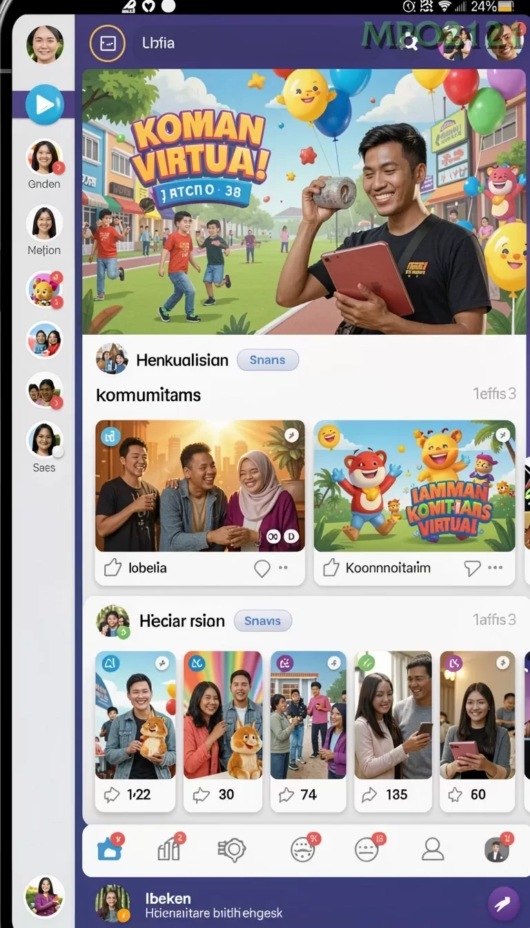 Cuplikan layar MEGA338 — aktivitas