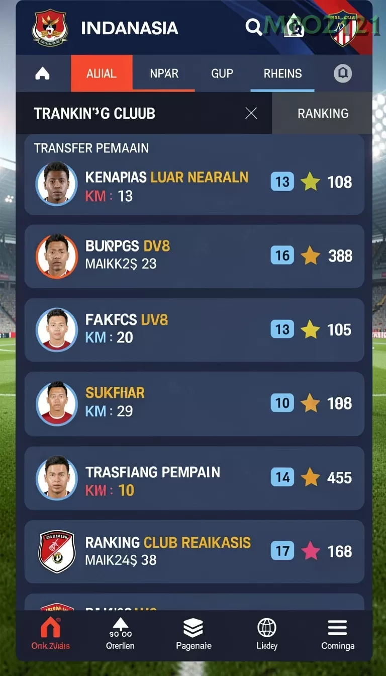 Cuplikan layar JAYA89 — aktivitas