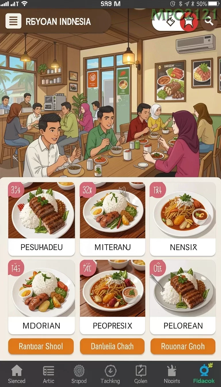 Cuplikan layar AU328 — halaman utama