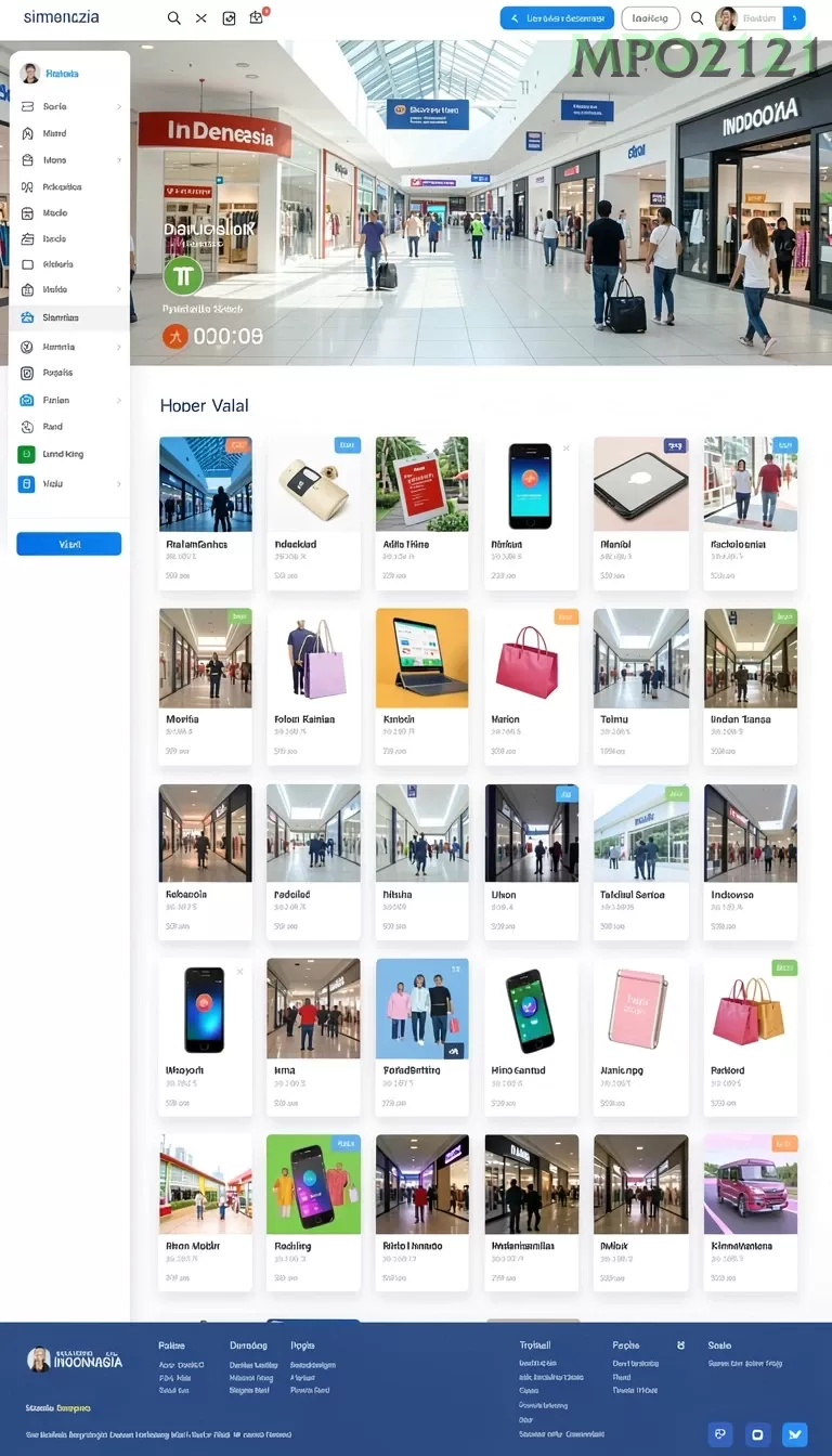 Cuplikan layar AU328 — menu navigasi